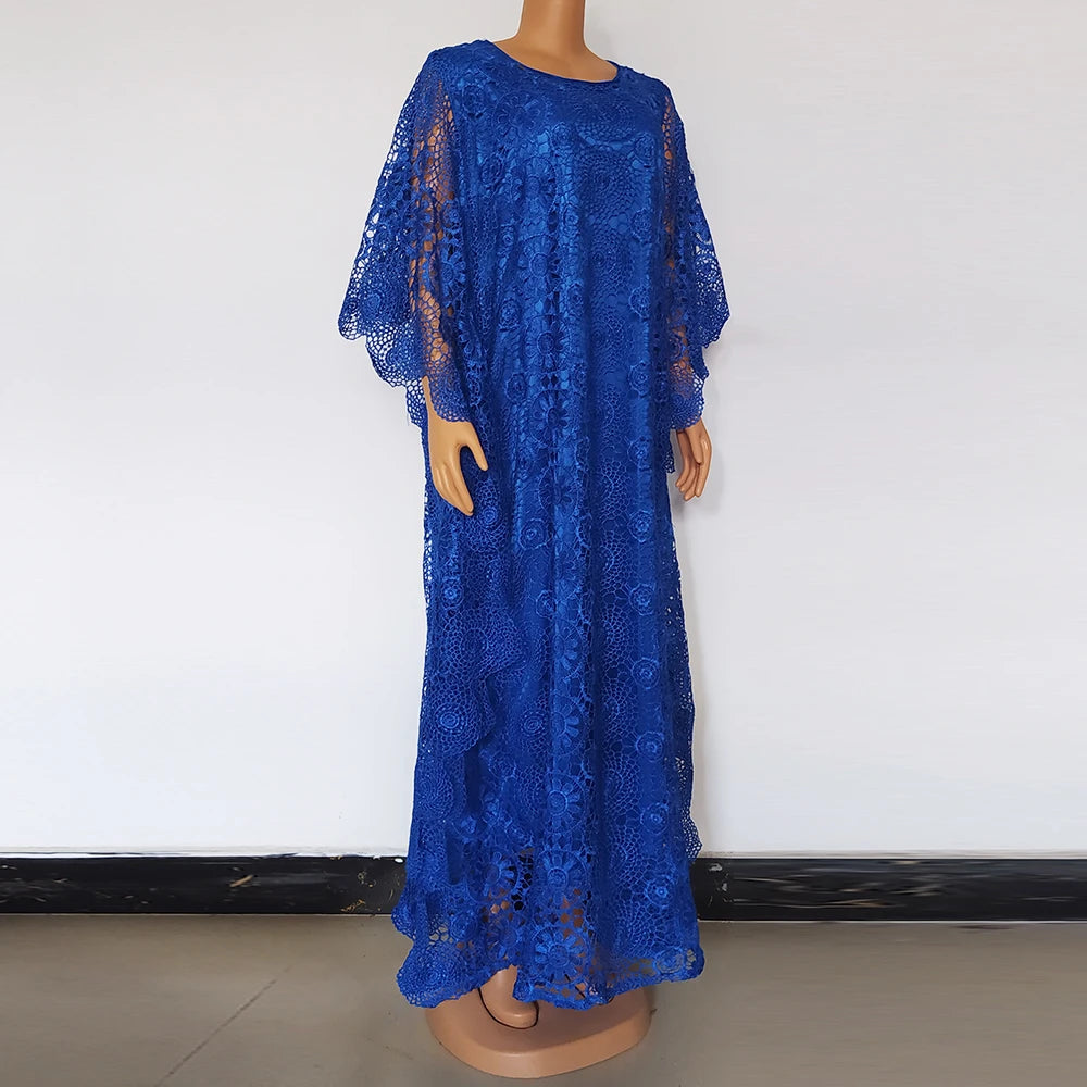 Robe africaine pour femmes, vêtements pour dames, voile sexy, tissu bazin, usage quotidien