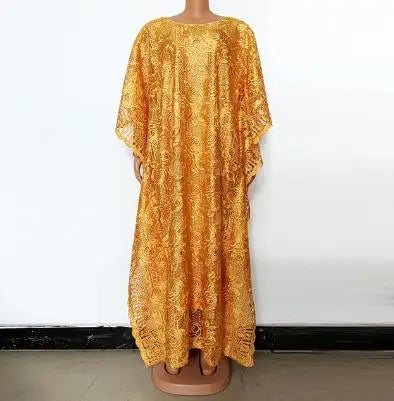 Robe africaine pour femmes, vêtements pour dames, voile sexy, tissu bazin, usage quotidien