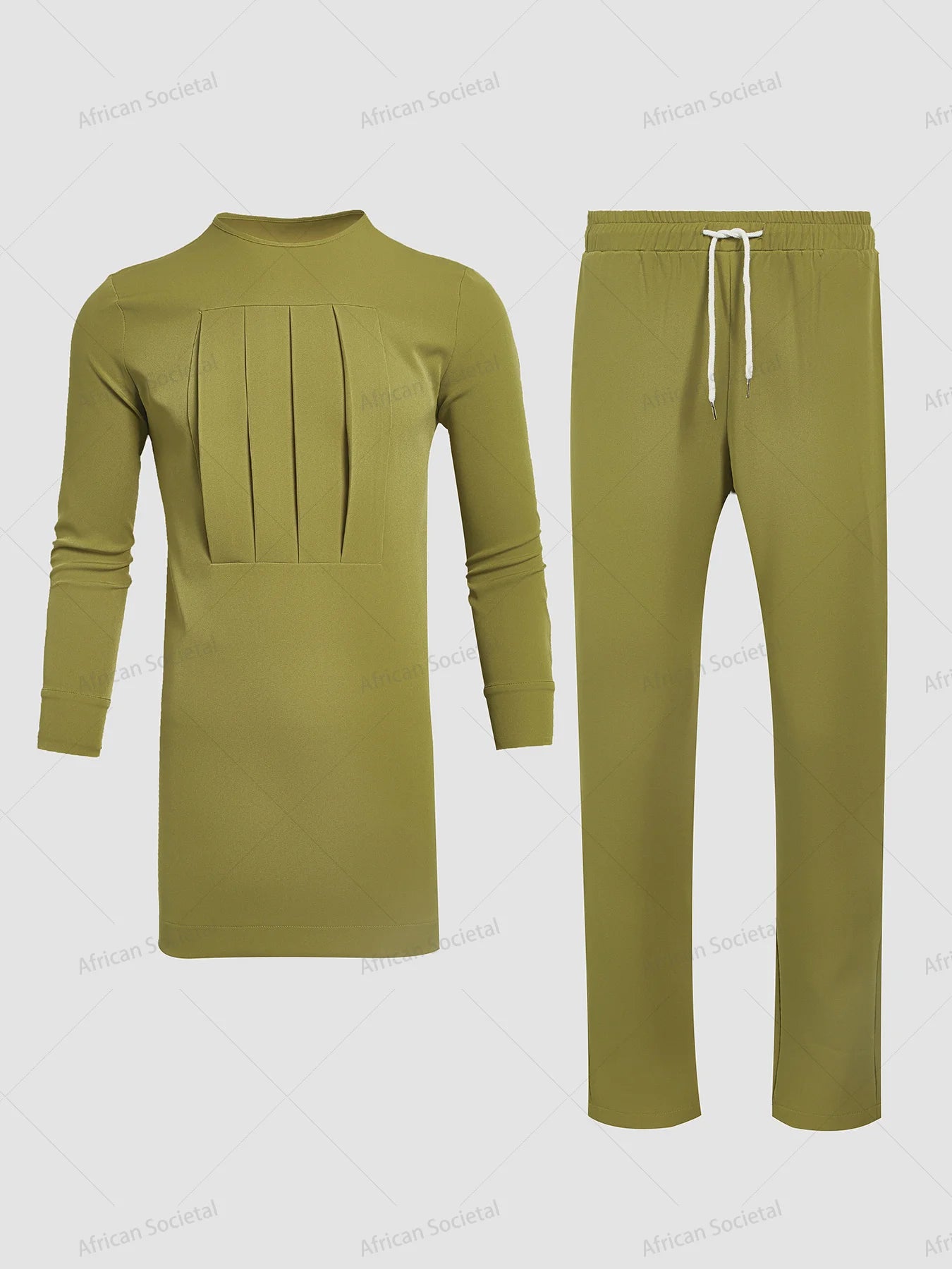 Ensemble traditionnel africain pour homme – Style Nigerian , tissu imprimé de haute qualité, chemise et pantalon grande taille, tenue de luxe 2 pièces