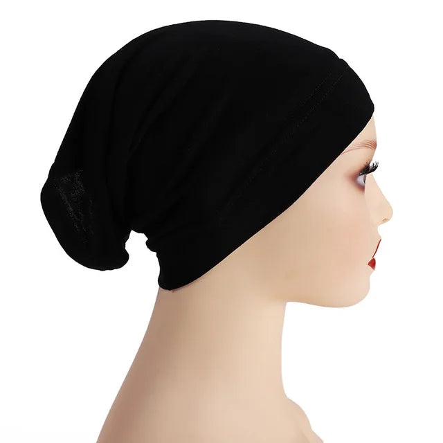 Turban africain imprimé pour femme – Bonnet doux et extensible, style torsadé et plissé, couvre-tête confortable (idéal comme bonnet chimio)